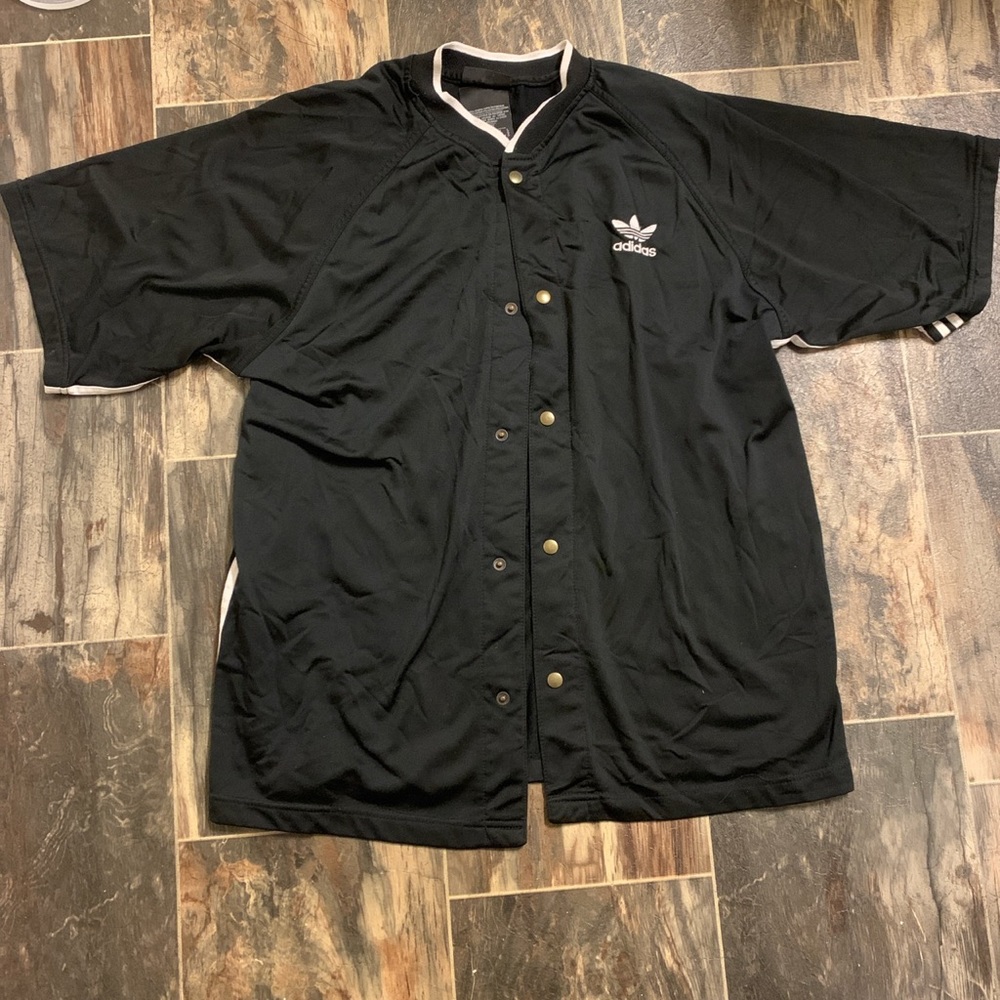 Adidas button up jersey